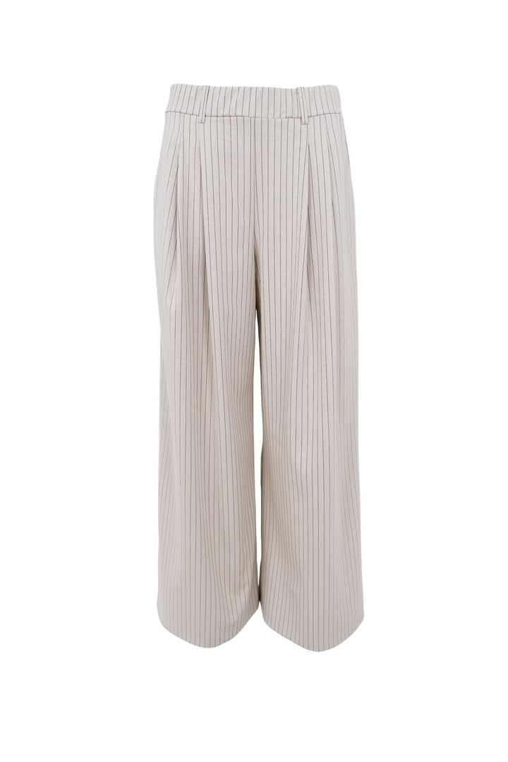 Black Colour - Bcmilano Wideleg Pant 41110 - Kit Stripe