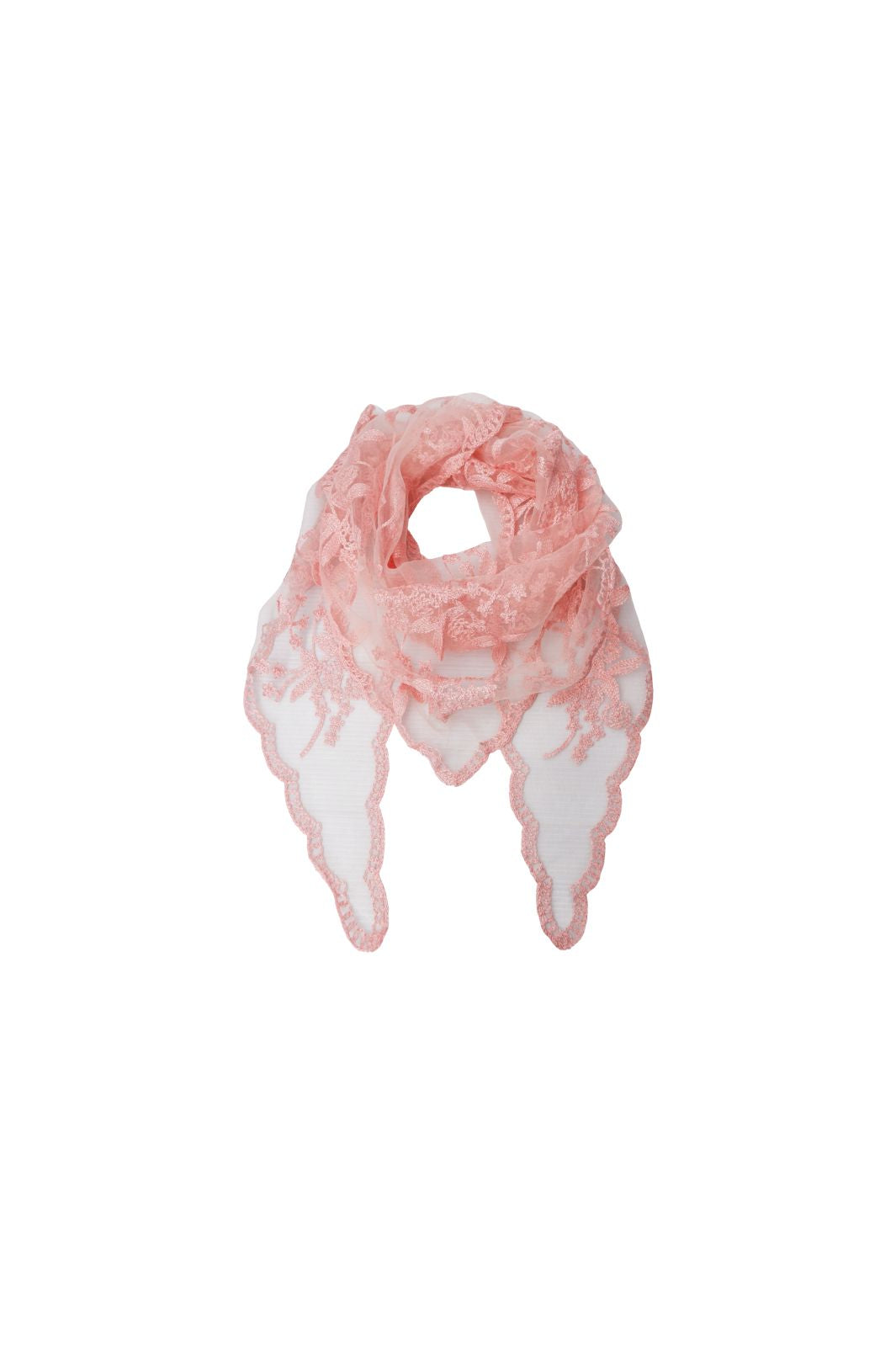 Black Colour - Bcmiriana Triangle Lace Scarf 3643 - Rose