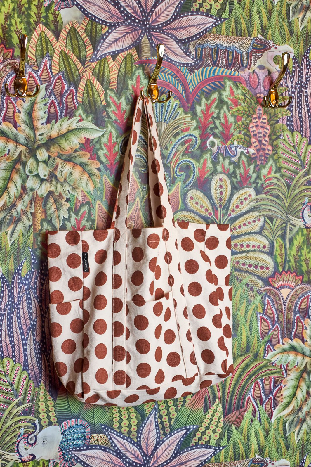 Black Colour - Bcnella Canvas Bag 9377 - Camel