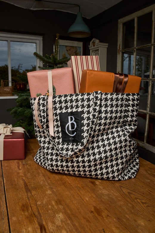 Black Colour - Bcnyla Shopper Bag 9340 - Houndstooth