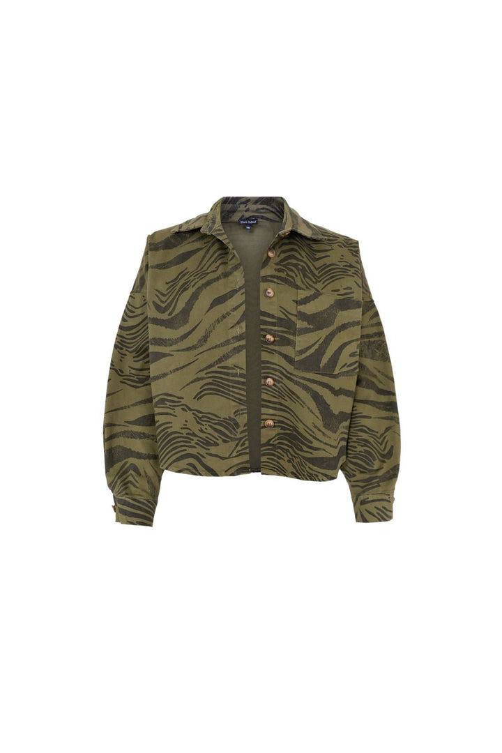 Black Colour - Bcofelia Shirt Jacket 41346 - Army