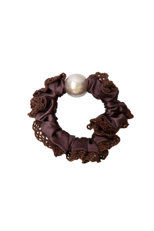 Black Colour - Bcpetal Mini Scrunchie 6868 - Coffee