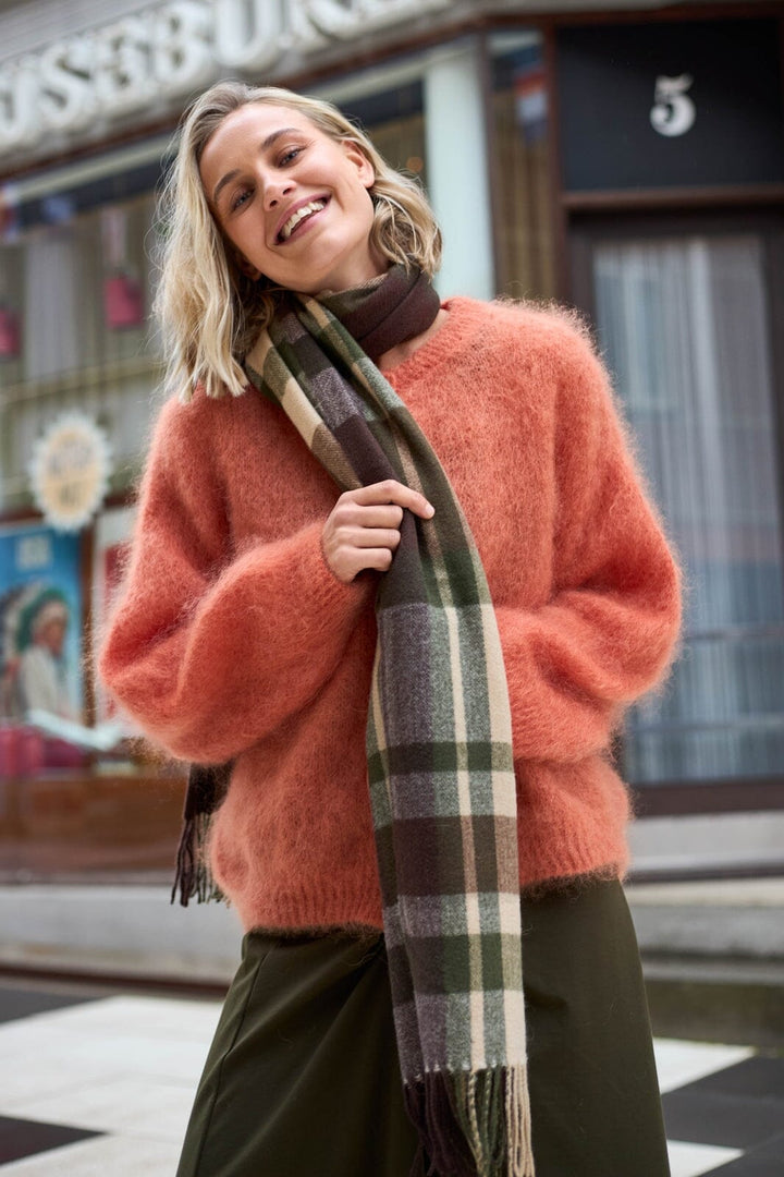 Black Colour - Bcsiri Winter Scarf 208468 - Army