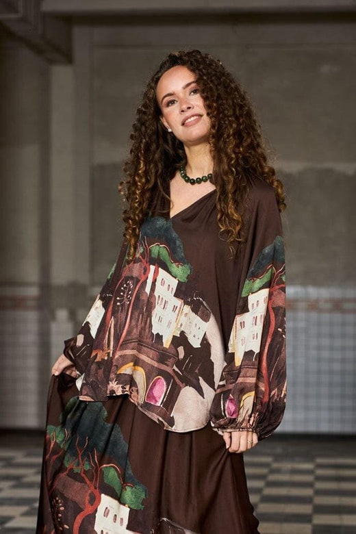 Black Colour - Bctoscana Blouse 41038 - Coffee