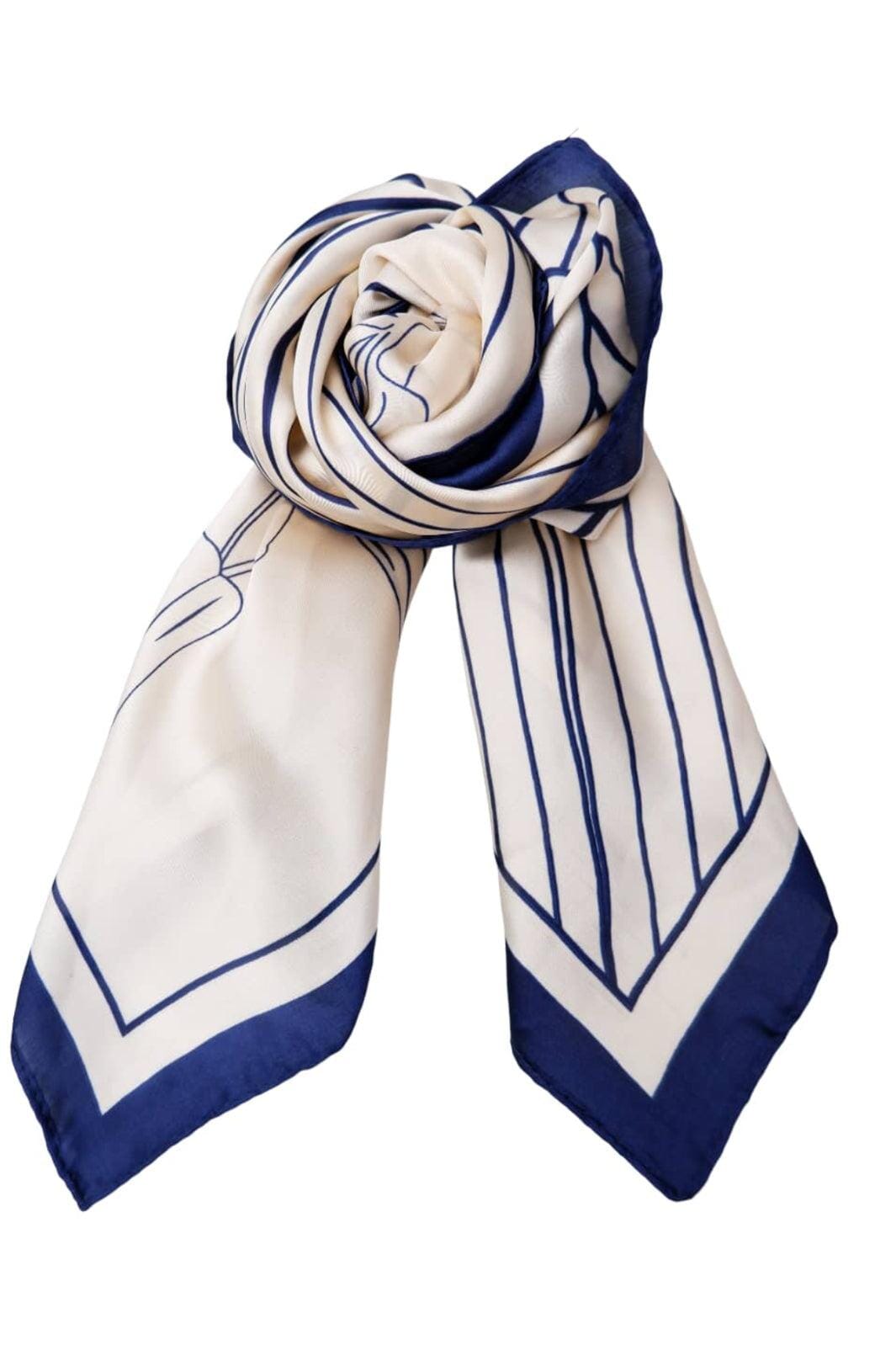 Black Colour - Bctyra Mini Scarf 3682 - Navy Tørklæder 