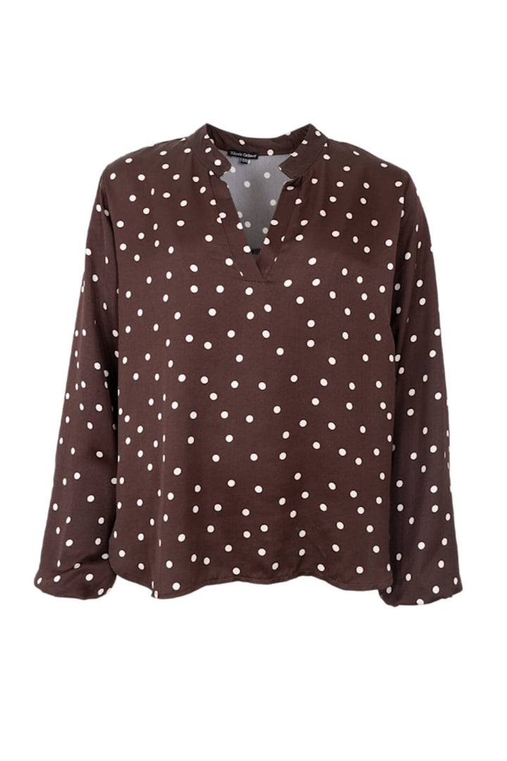 Black Colour - Bcvalery Ls Blouse 41019 - Coffee Bluser 