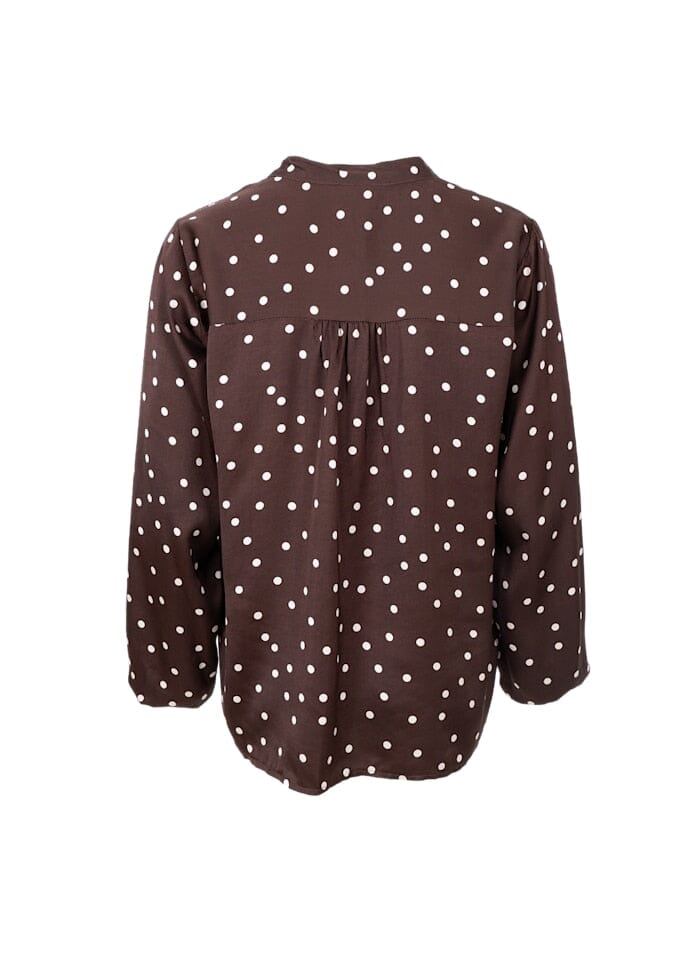 Black Colour - Bcvalery Ls Blouse 41019 - Coffee Bluser 