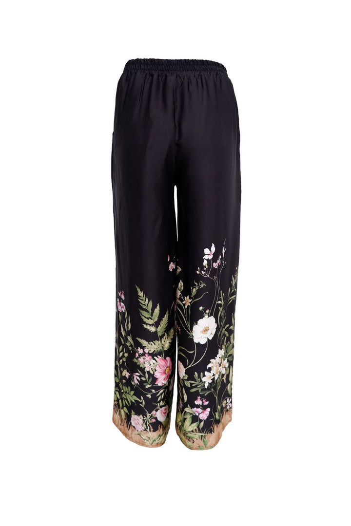 Forhåndsbestilling - Black Colour - Bczennia Pant 40915 - Black Flower