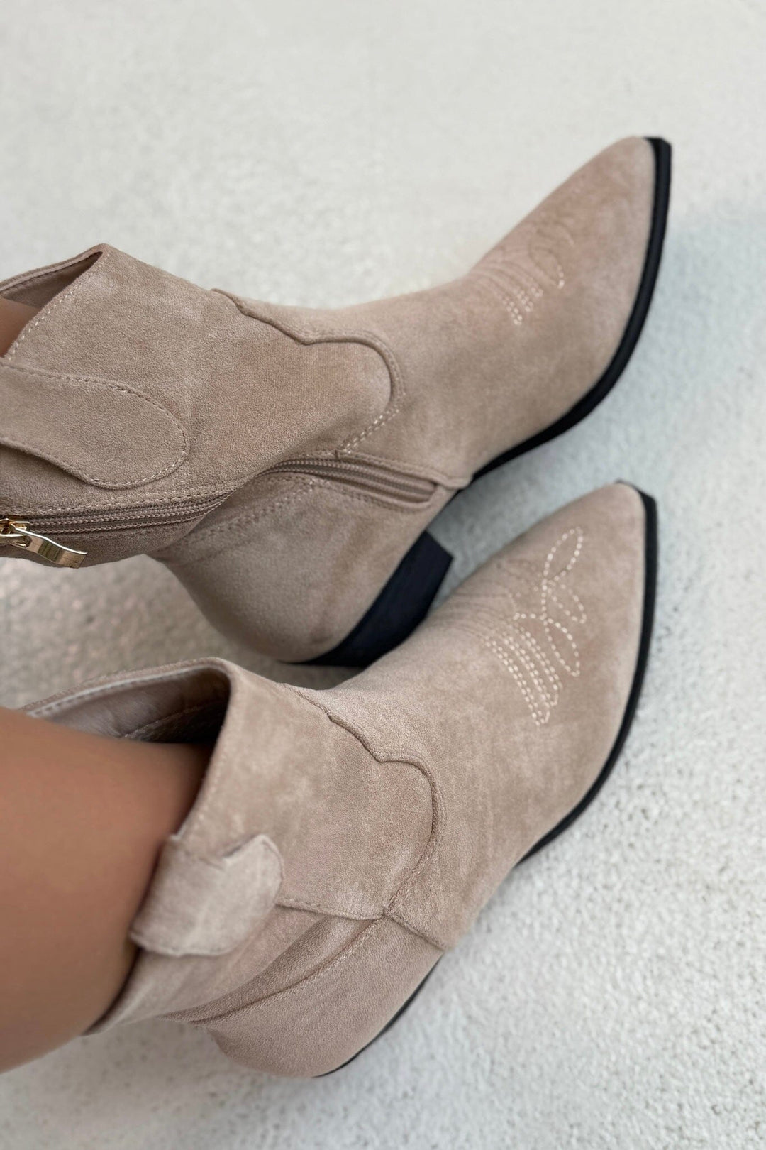Bloom - Alberte Boot - Beige Støvler 
