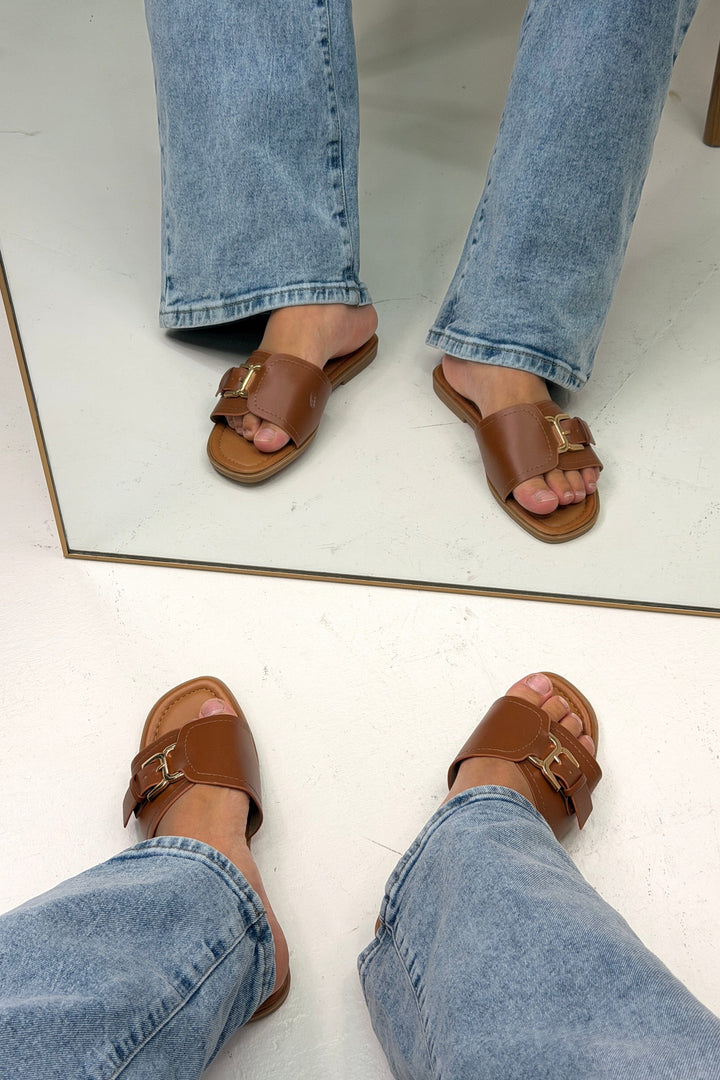 Bloom - Daffodil Sandals - Camel Sandaler 