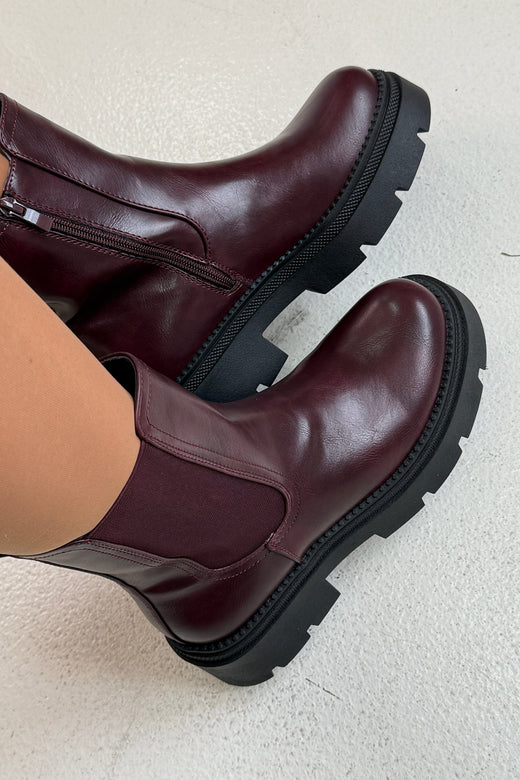 Bloom - Dahlina Boots - Burgundy Støvler 