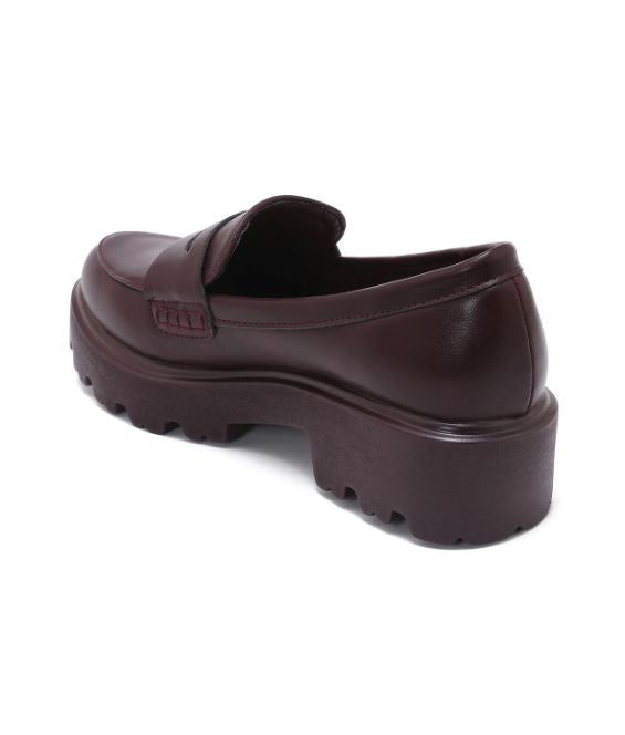 Bloom - Eustoma Loafers - Burgundy Loafers 