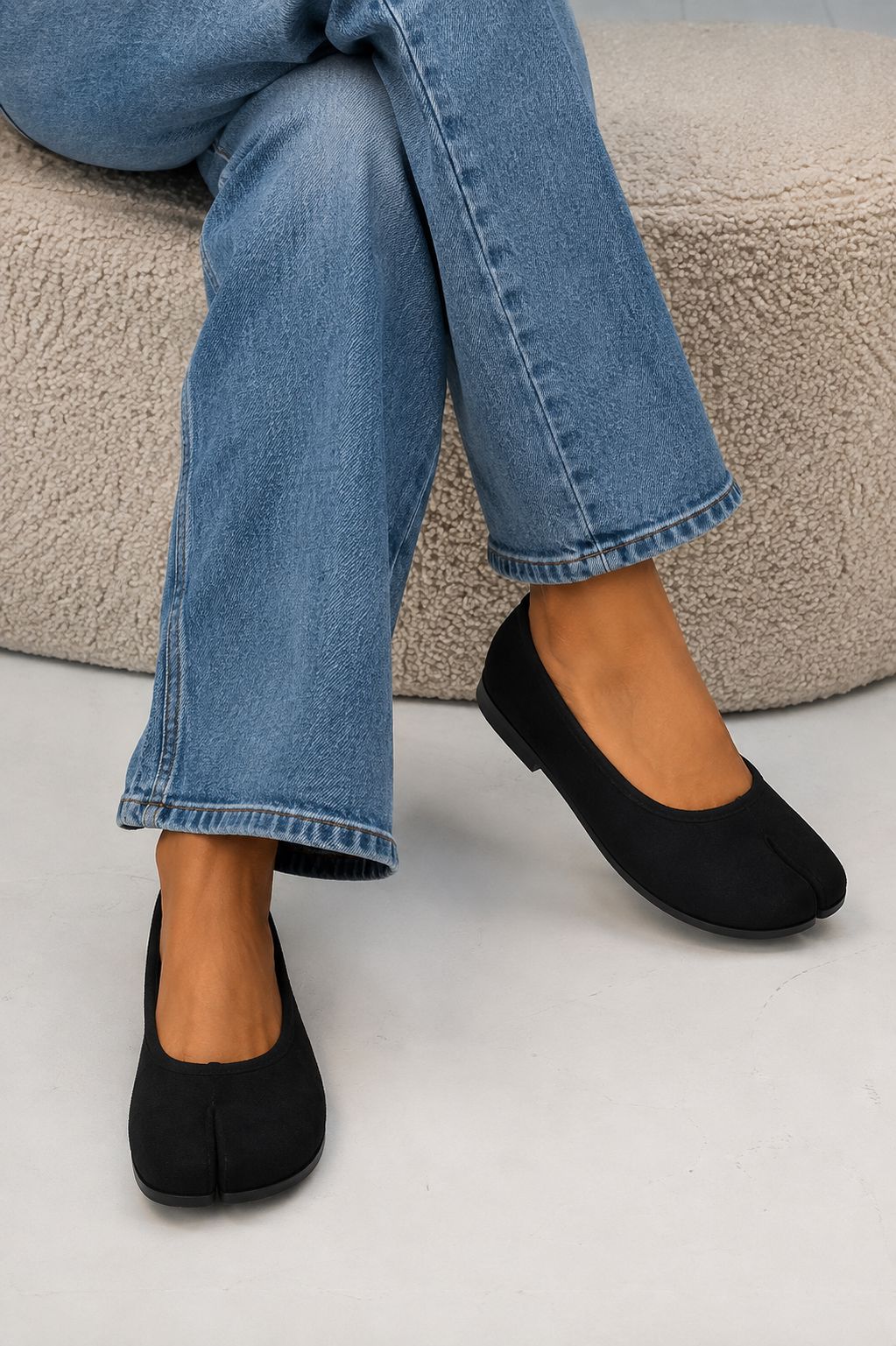 Bloom - Gentian Ballet Flats - Black Ballerinaer 