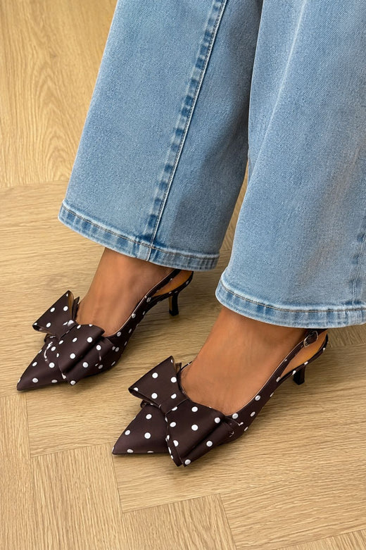 Bloom - Hydrangea Stiletto - Dark Maroon Stiletter 