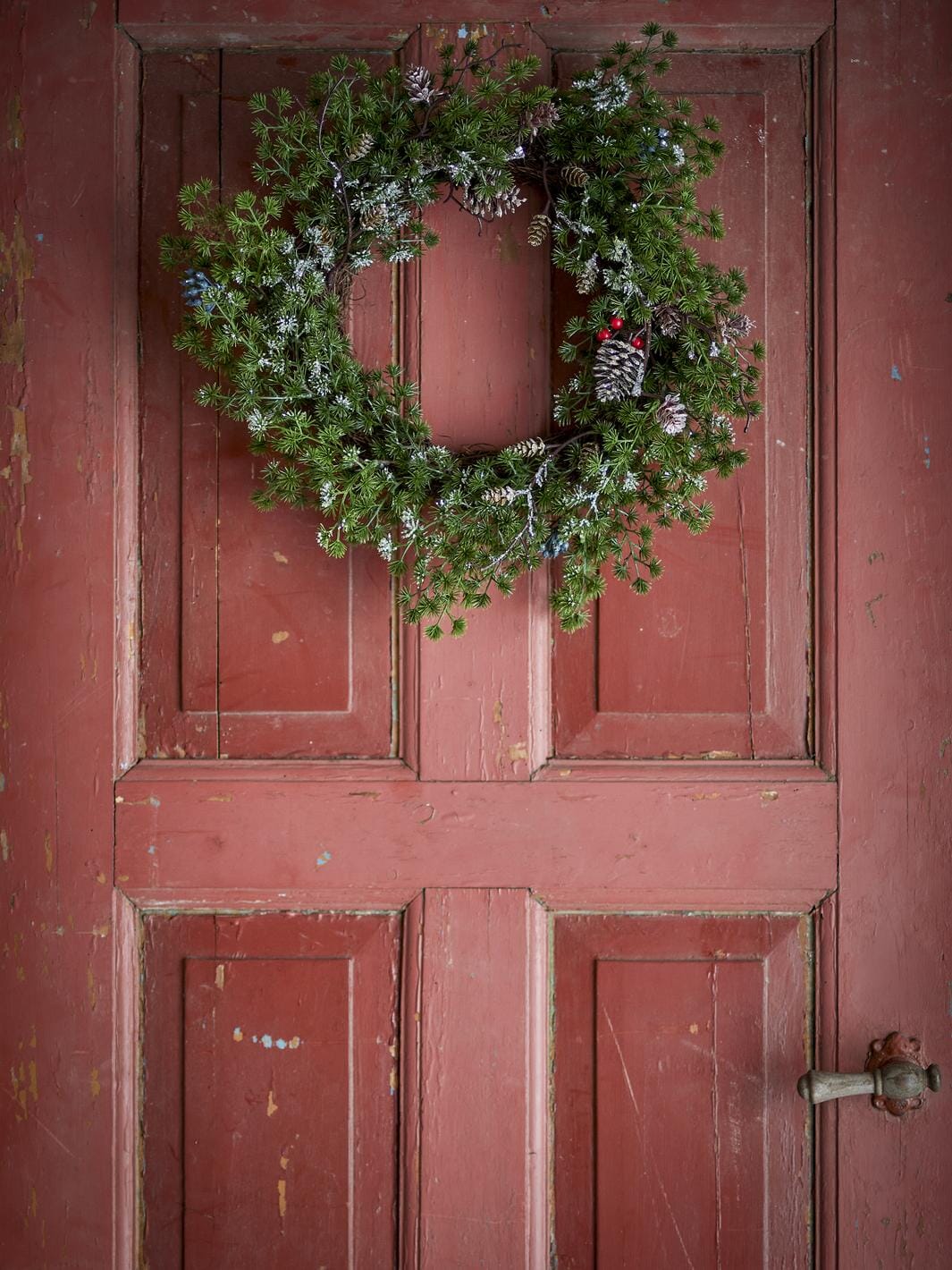 Bloomingville - Cedar Krans, Grøn, Kunstige Blomster 82072345 - Green