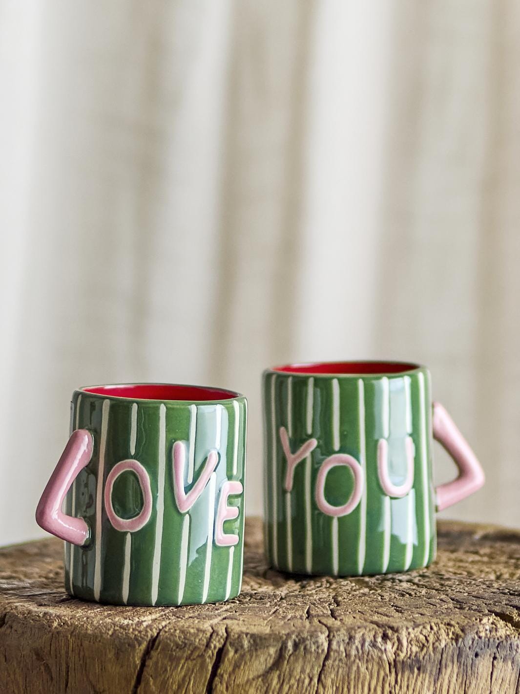 Bloomingville - Cherish Krus, Grøn, Stentøj 82063508 - Green