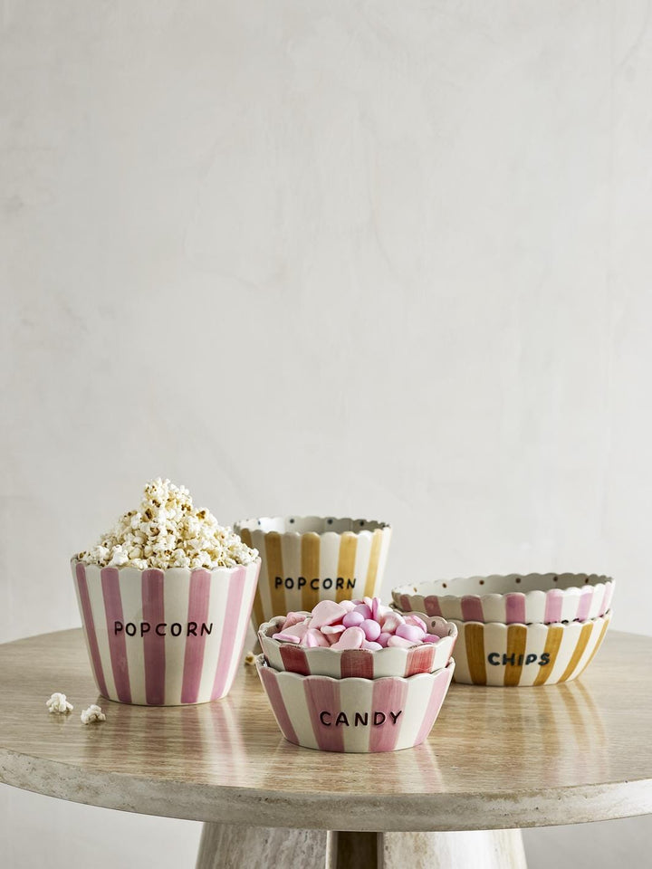 Bloomingville - Chip Skål, Rosa, Stentøj 82063696 - Rose