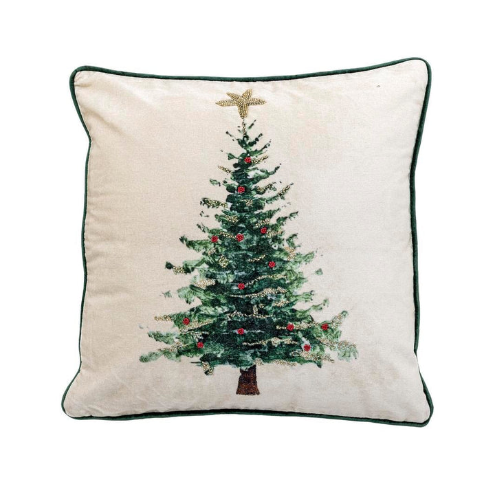 Bloomingville - Evelin Pude, Hvid, Bomuld 82073013 - White