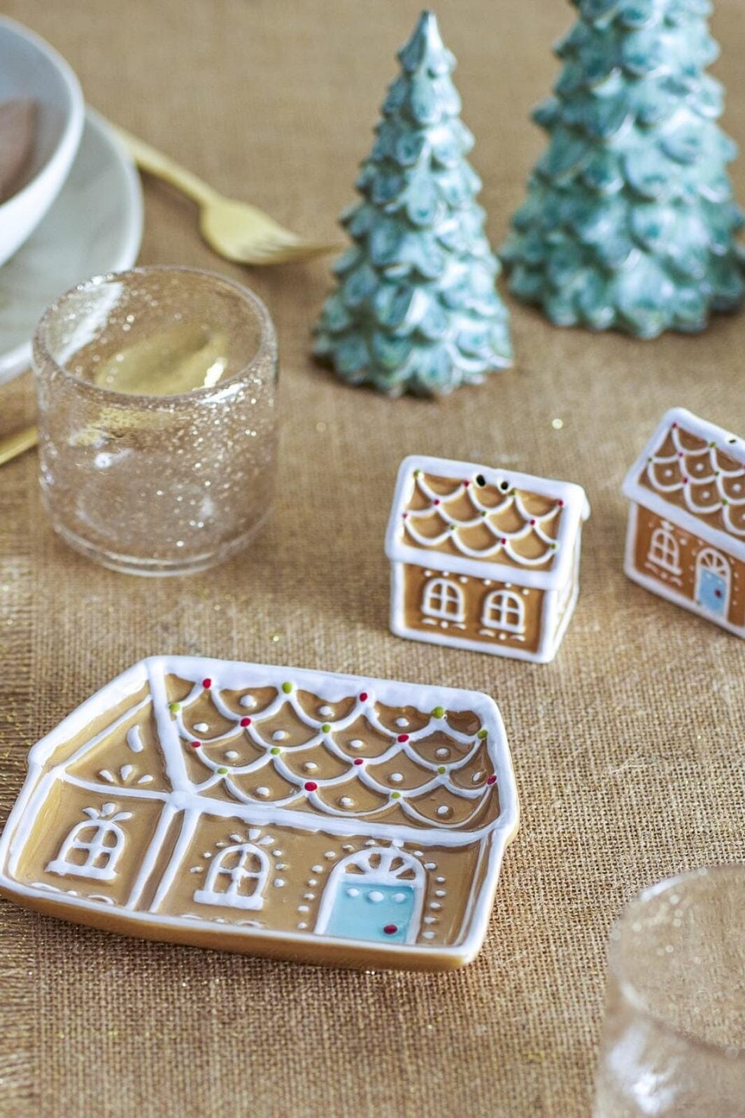 Bloomingville - Ginnie Tallerken, Brun, Keramik - L15,5xH2xW14 cm Jul 