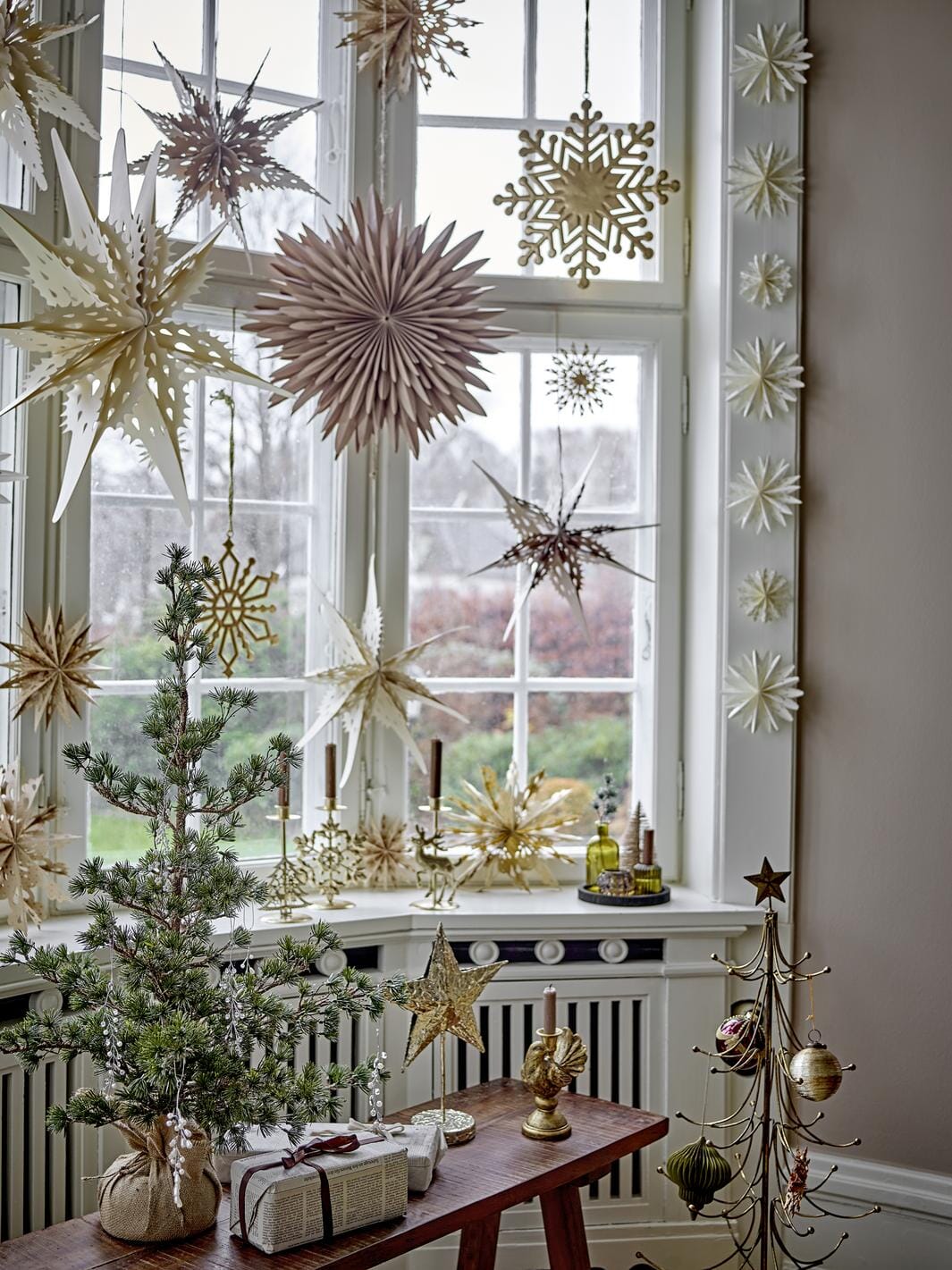 Bloomingville - Ilo Stjerne, Brun, FSC®Mix, Paper 82069515 - Brown