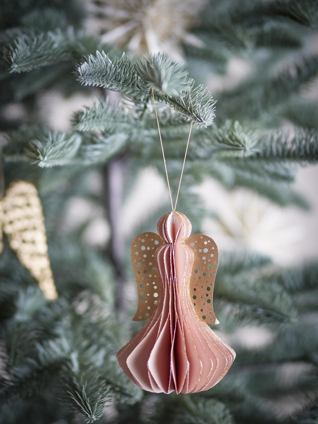 Bloomingville - Ingi Ornament, Rosa, FSC® Mix, Papir 82068523 - Rose