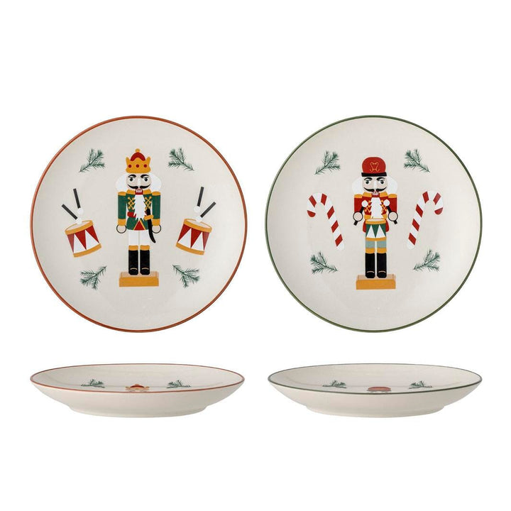 Bloomingville - Jolly Tallerken, Rød, Stentøj 82058611 - Red