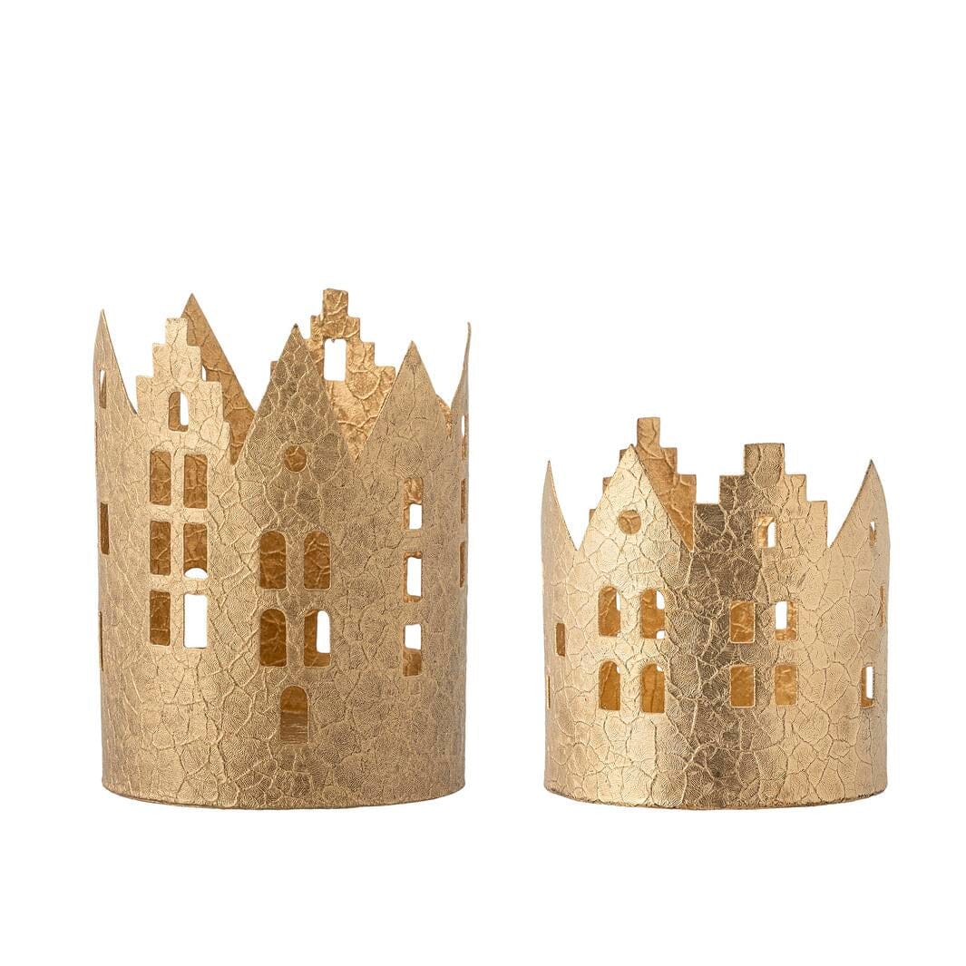 Bloomingville - Nille Fyrfadsstage, Guld, Metal 82068340 - Gold
