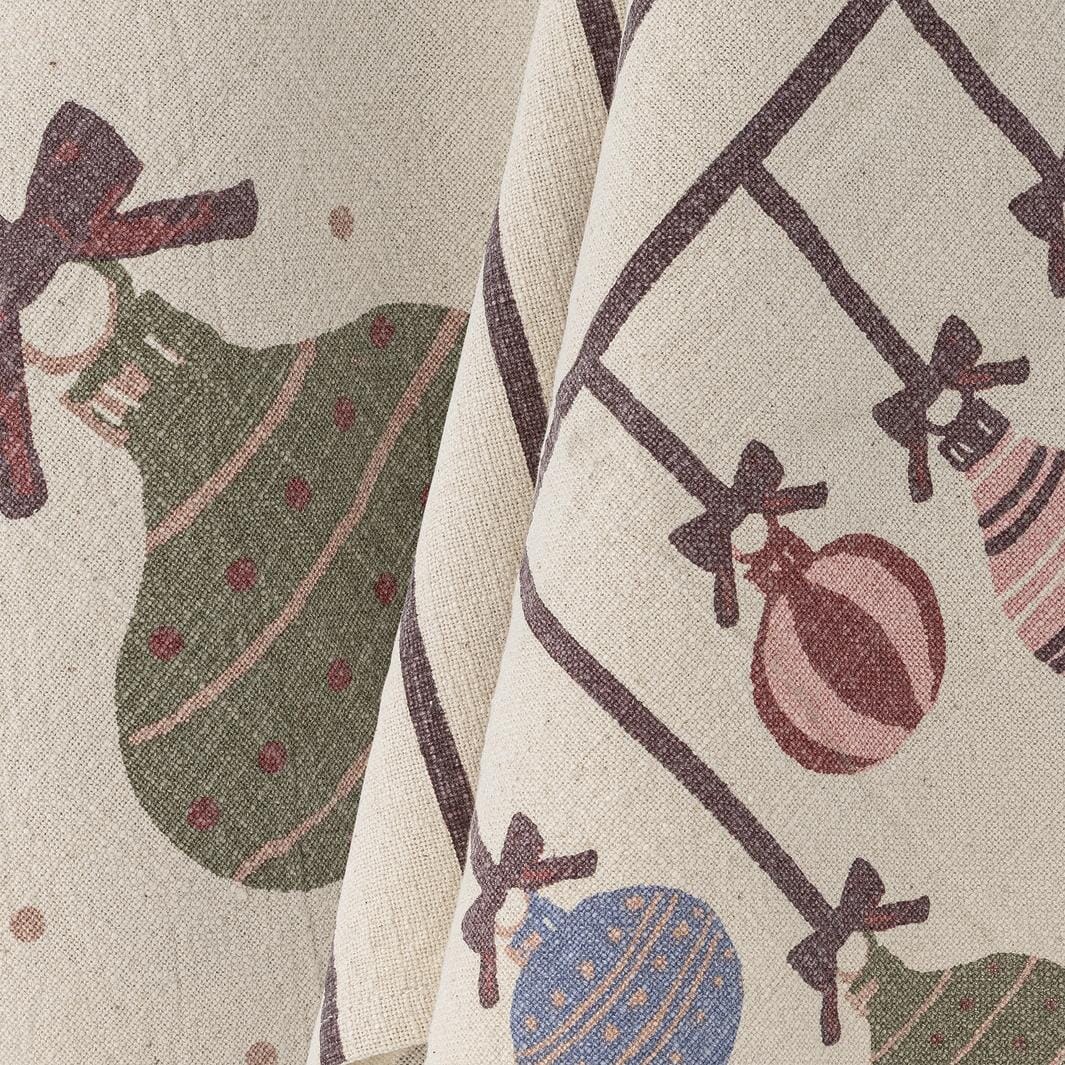 Bloomingville - Ornamentia Viskestykke, Rød, Bomuld OEKO-TEX® 82063292 - Red