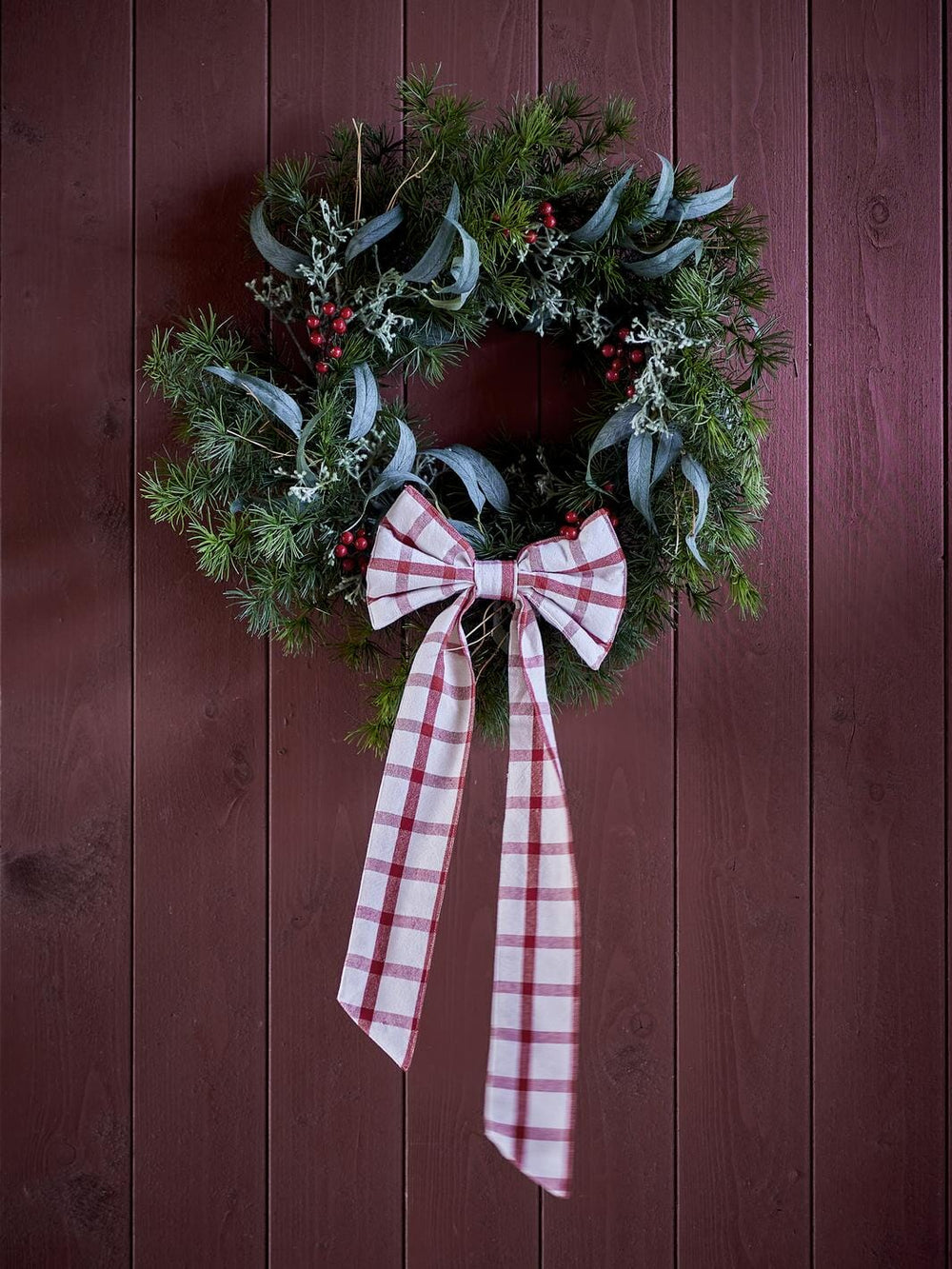 Bloomingville - Pine Krans, Grøn, Kunstige Blomster 82072344 - Green