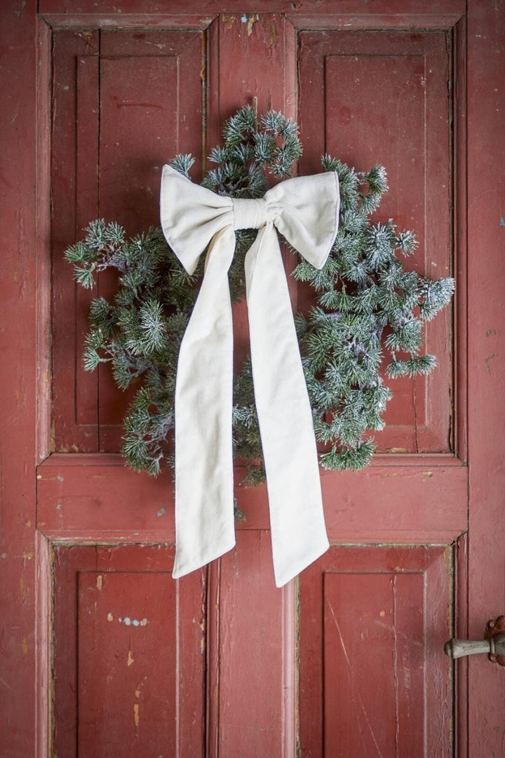 Bloomingville - Ruby Dekorations Sløjfe, Hvid, Bomuld 82066522 - White Interiør 