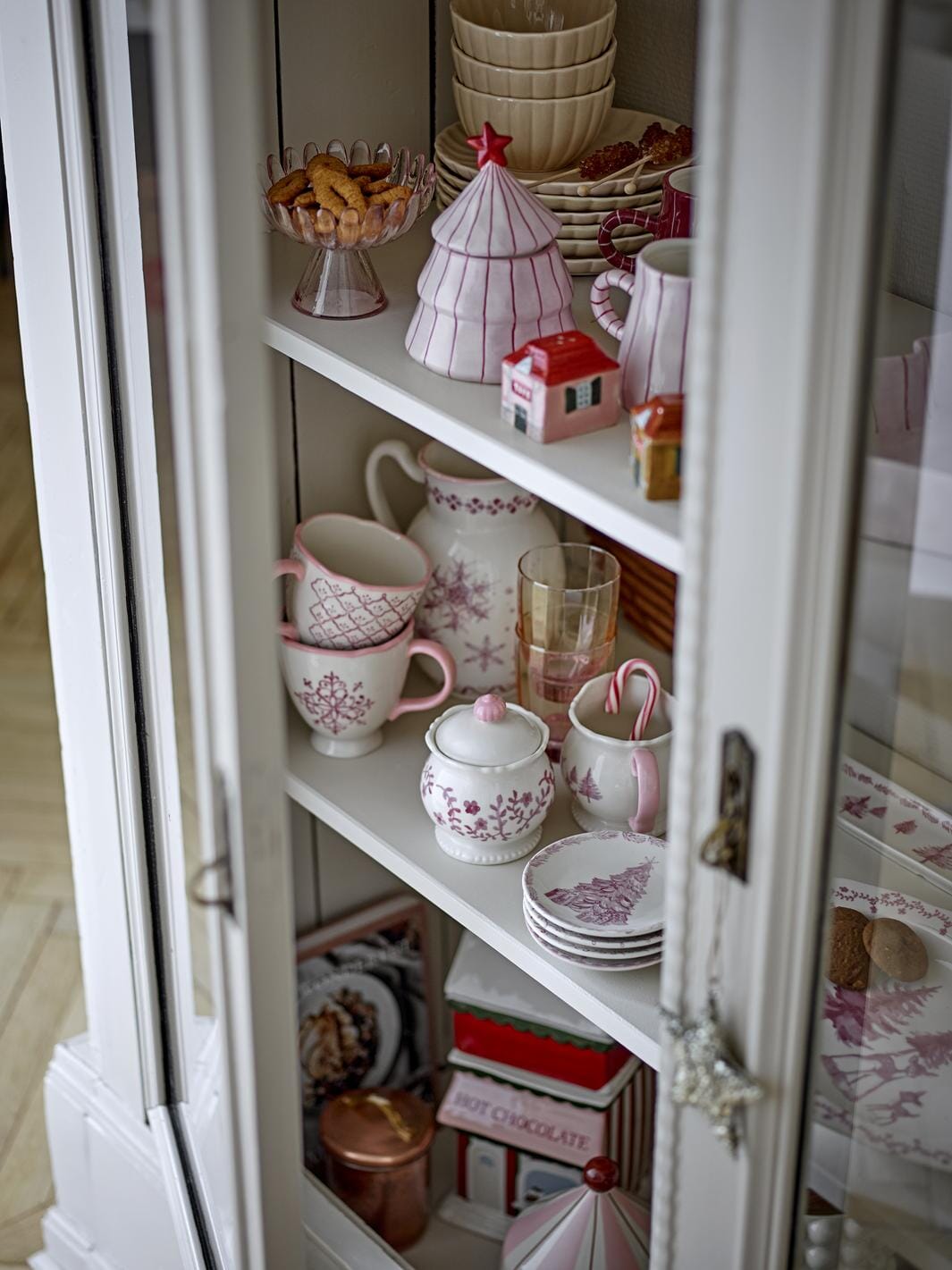 Bloomingville - Shirly Krukke m/låg, Rosa, Stentøj 82072879 - Rose
