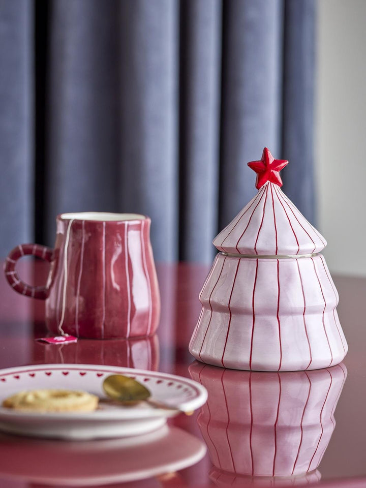 Bloomingville - Shirly Krukke m/låg, Rosa, Stentøj 82072879 - Rose