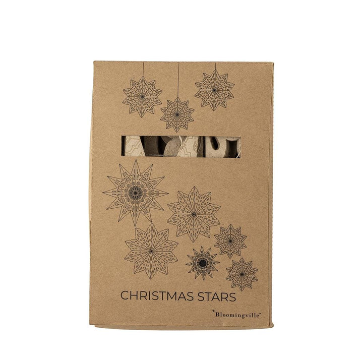 Bloomingville - Star Ornament, Natur, FSC® Mix, Papir 82068558 - Nature