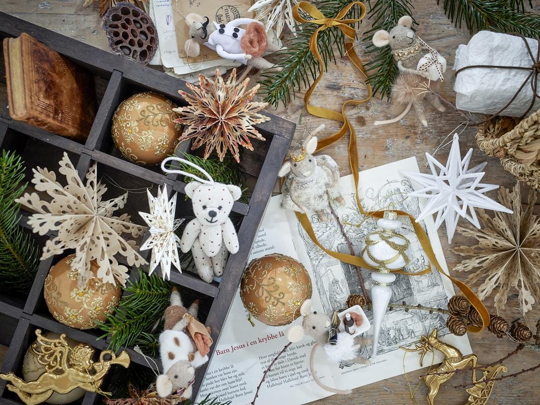 Bloomingville - Star Ornament, Natur, FSC® Mix, Papir 82068558 - Nature