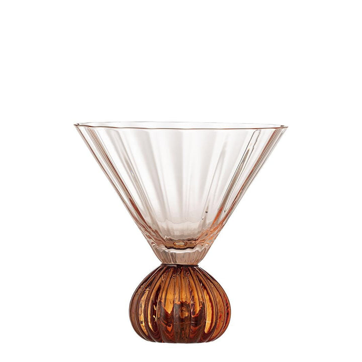 Bloomingville - Taurin Cocktailglas, Rosa, Glas 82072785 - Rose