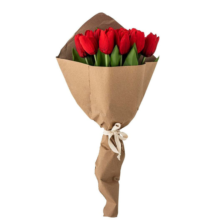 Bloomingville - Tulip Buket, Rød, Kunstige Blomster 82073034 - Red