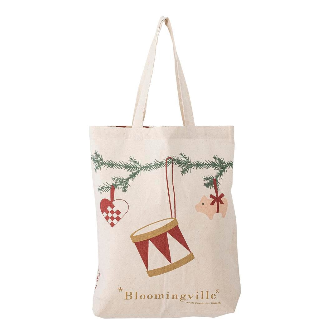Bloomingville - Yule Mulepose, Rød, Bomuld 82063091 - Red
