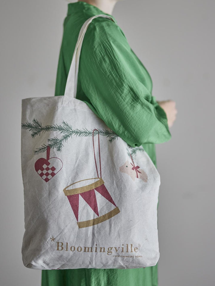 Bloomingville - Yule Mulepose, Rød, Bomuld 82063091 - Red