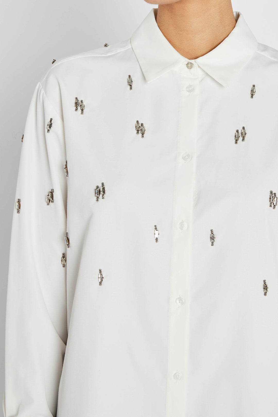 Bruuns Bazaar - Chrissibbzinne Shirt BBW4881 - Snow White Skjorter 