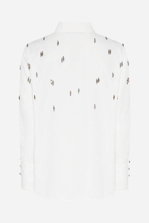 Bruuns Bazaar - Chrissibbzinne Shirt BBW4881 - Snow White