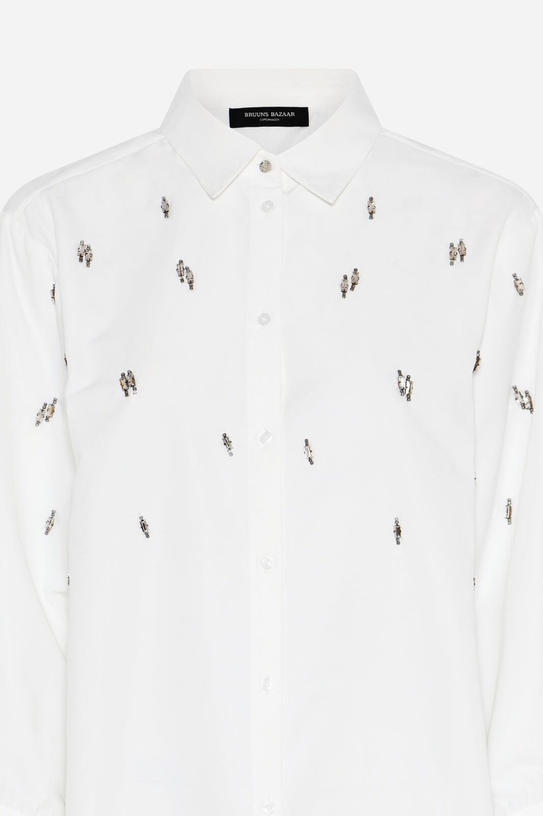 Bruuns Bazaar - Chrissibbzinne Shirt BBW4881 - Snow White