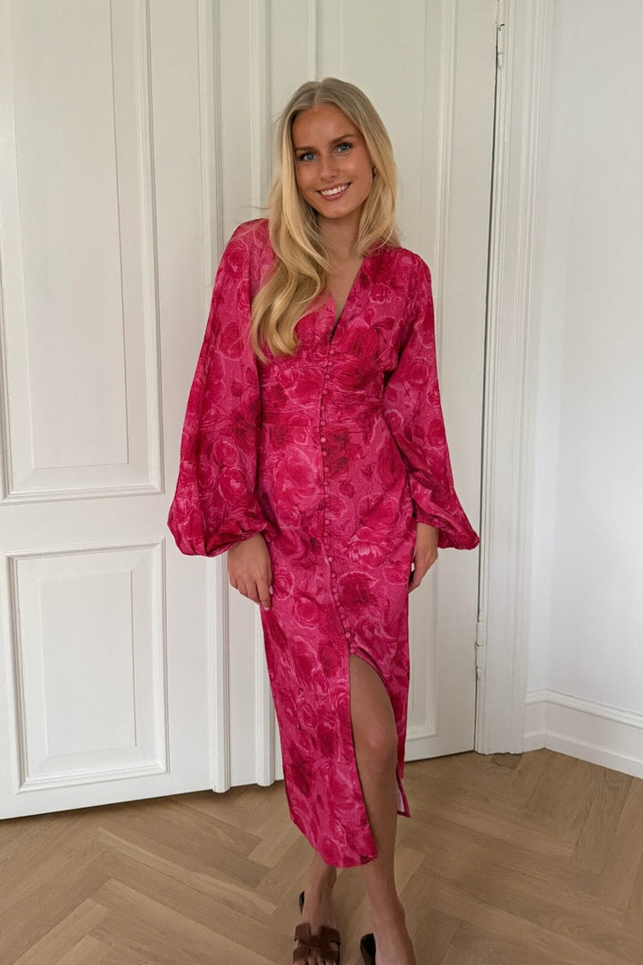 BYIC - Adaic Long Dress A23983 - Soft Rose Print