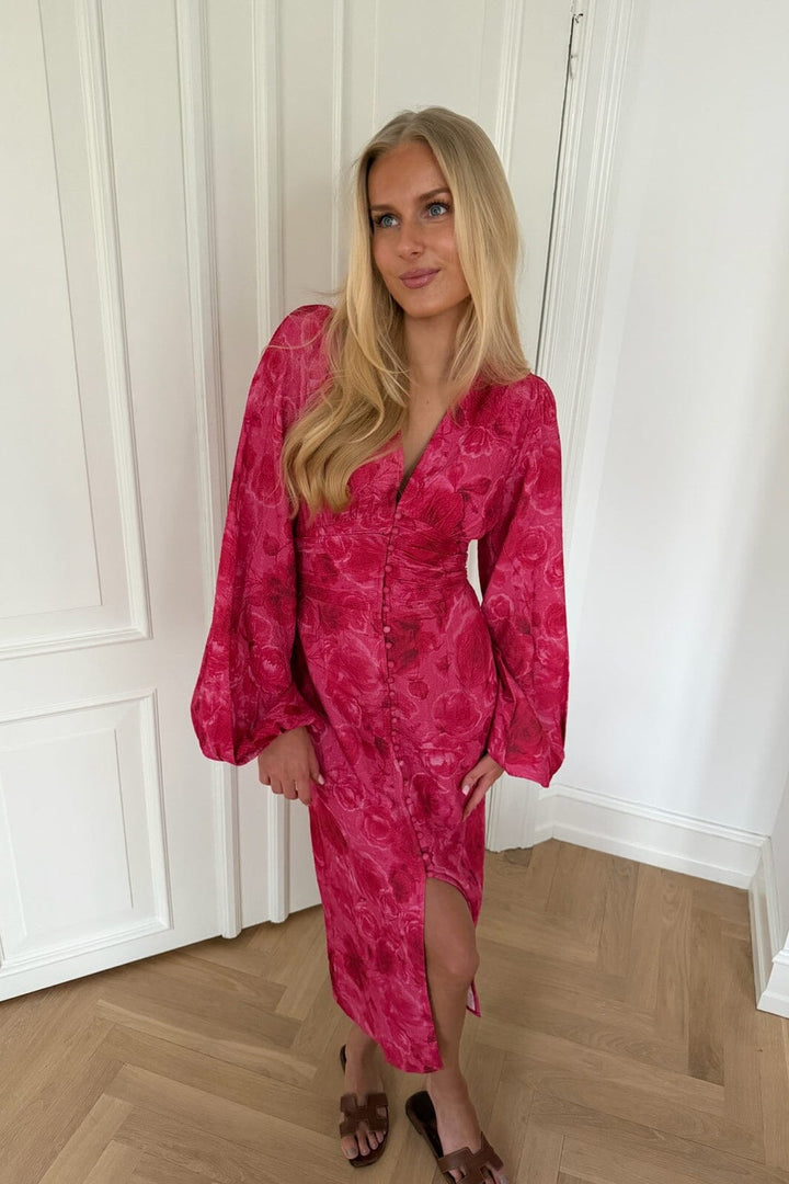 BYIC - Adaic Long Dress A23983 - Soft Rose Print