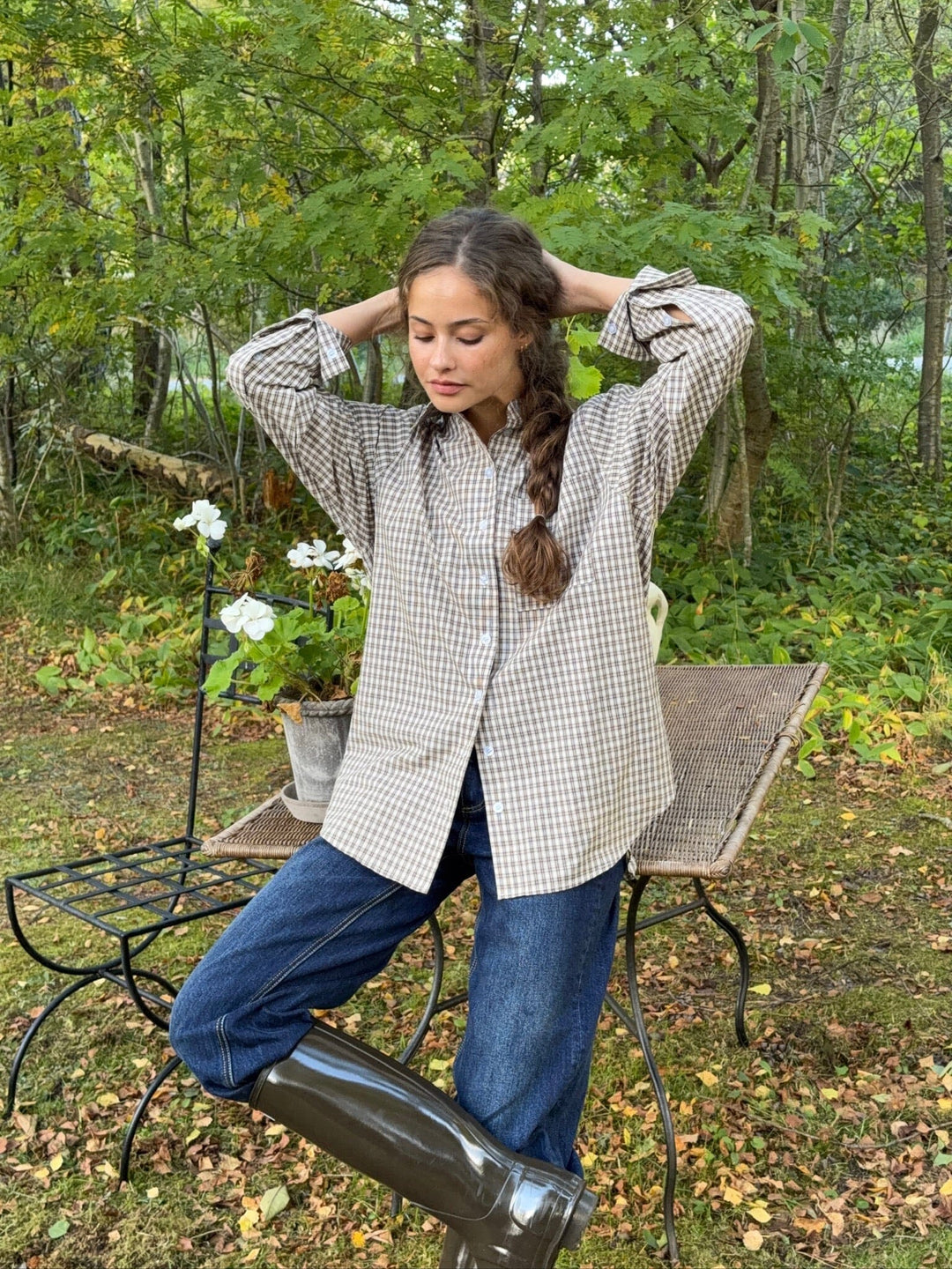 Byic - Isabellaic Shirt A2537 - Brown Checks Skjorter 