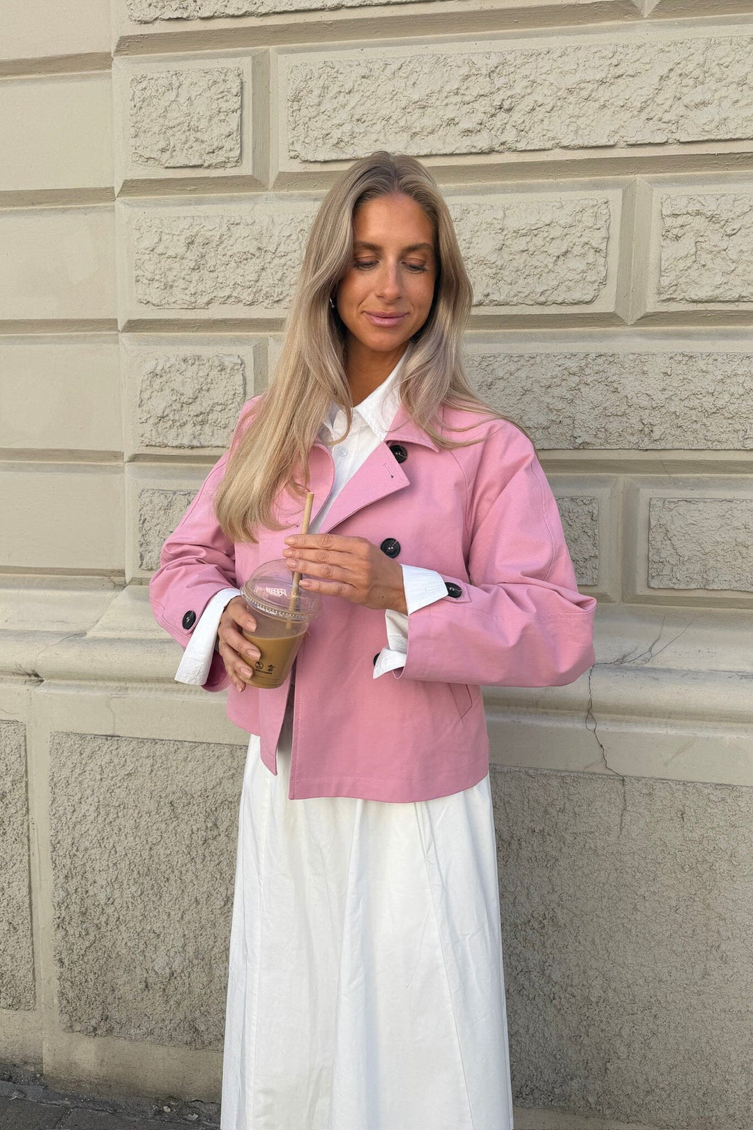 Byic - Lunaic Trenchcoat A2320 - Pink Jakker 