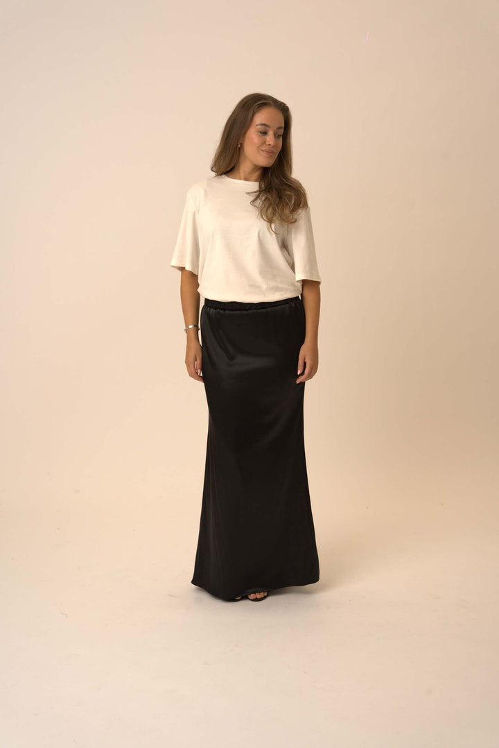 BYIC - Merleic Maxi Skirt A2569 - Black Nederdele 