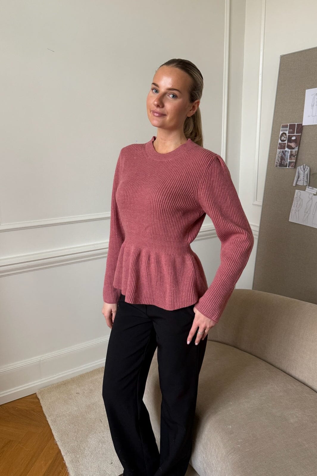 BYIC - Saraic Sweater D059-2 - Dusty Rose