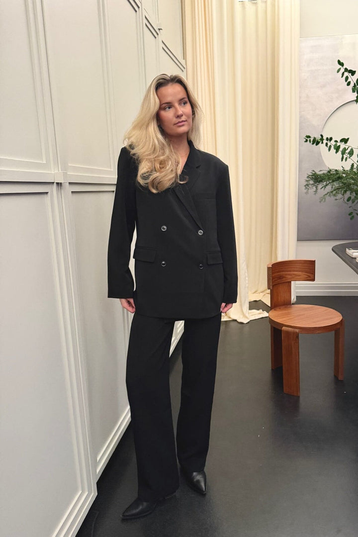 BYIC - Signatureic Double Breasted Blazer A23987 - Black