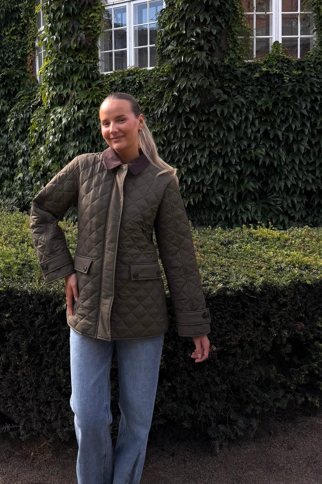 BYIC - Sveaic Quilted Jacket A25317 - Army Green