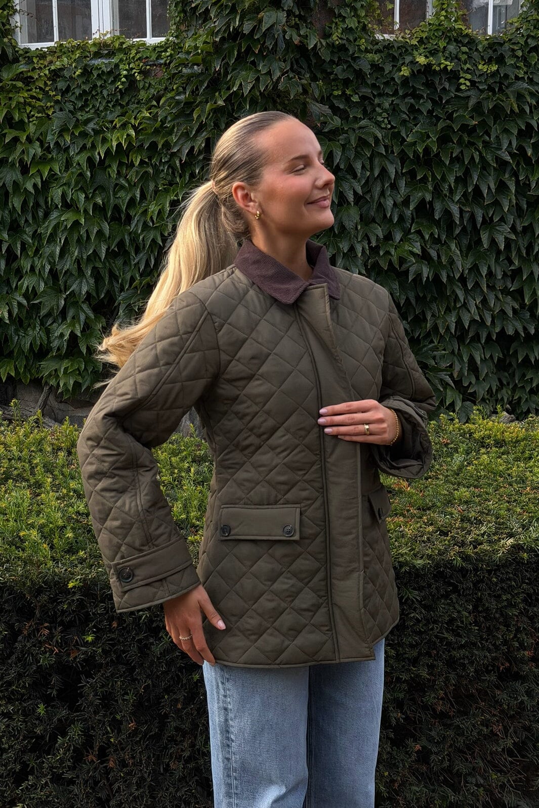 BYIC - Sveaic Quilted Jacket A25317 - Army Green